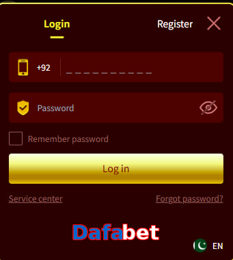 Dafabet login preview